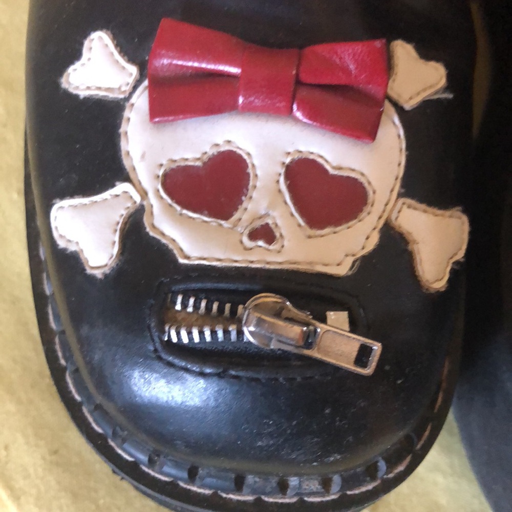 Rare Vintage Demonia Emily-221 Skull Platform Mary Janes - Picture 2 of 14